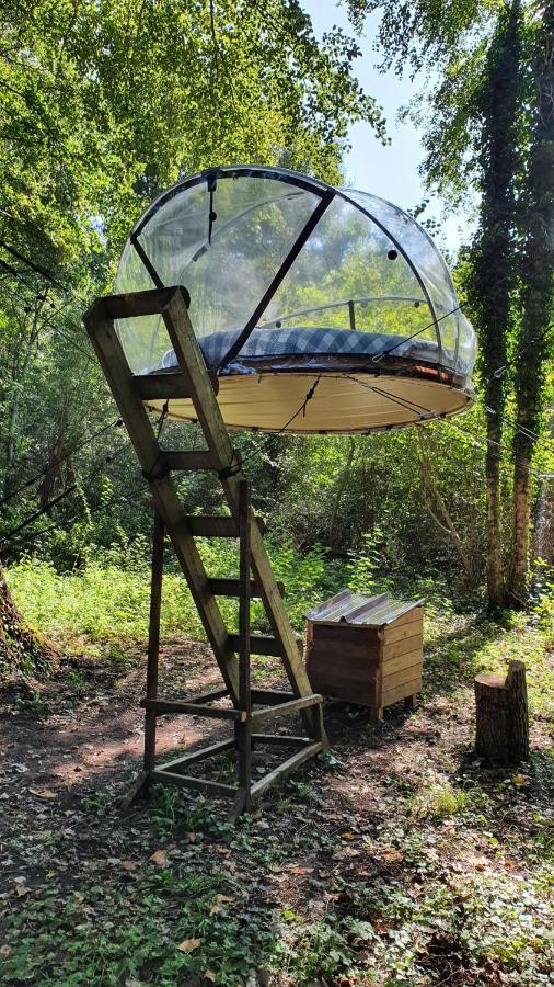 Les Bulles De La Maison Du Rocher Noisy-sur-Ecole Zewnętrze zdjęcie